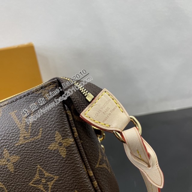 LV路易威登2023专柜新款M82766 老花Pochette Accessoires手袋 ydh5309